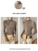 New Women's Slim Fit Cashmere Knit Half-High Neck Sweater for Autumn and Winter