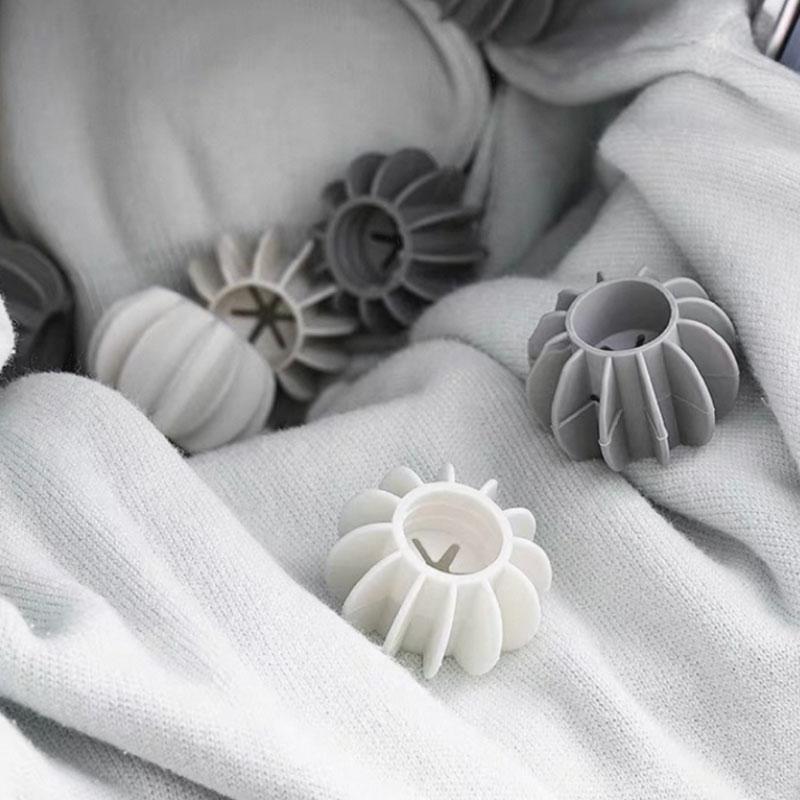 10 PCS Reusable Silicone Laundry Balls, Used for Removing Pet Hair and Preventing Clothes from Knotting. Laundry Balls