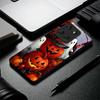Halloween Boo Pumpkin Black Glass Phone Case For Motorola Moto Edge 60 70 20 Lite 30 Pro 40 50 Ultra X30 Pro G14 G75 G84 Cover