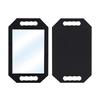 Professional Handheld Mirror Sponge Salon Barbers Glass Mirror Foam Frame Shockproof Makeup Mirror