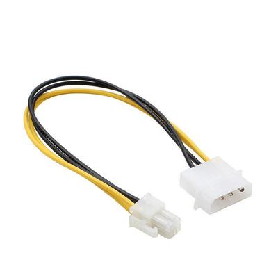 P3 auf P4 Stromadapterkabel, Großer 4-Pin auf Kleiner 4-Pin Gehäuseanschluss