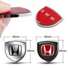 For Honda Car Metal Sticker Custom Shield Car Rear Trunk Shield Emblem Badge Sticker For Honda Civic FIT Accord Prelude CRV 5th