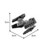 MOC Space Mini Tie Fighter Combination Building Blocks Model For Children Boys Educational Toy Christmas Gift 136pcs