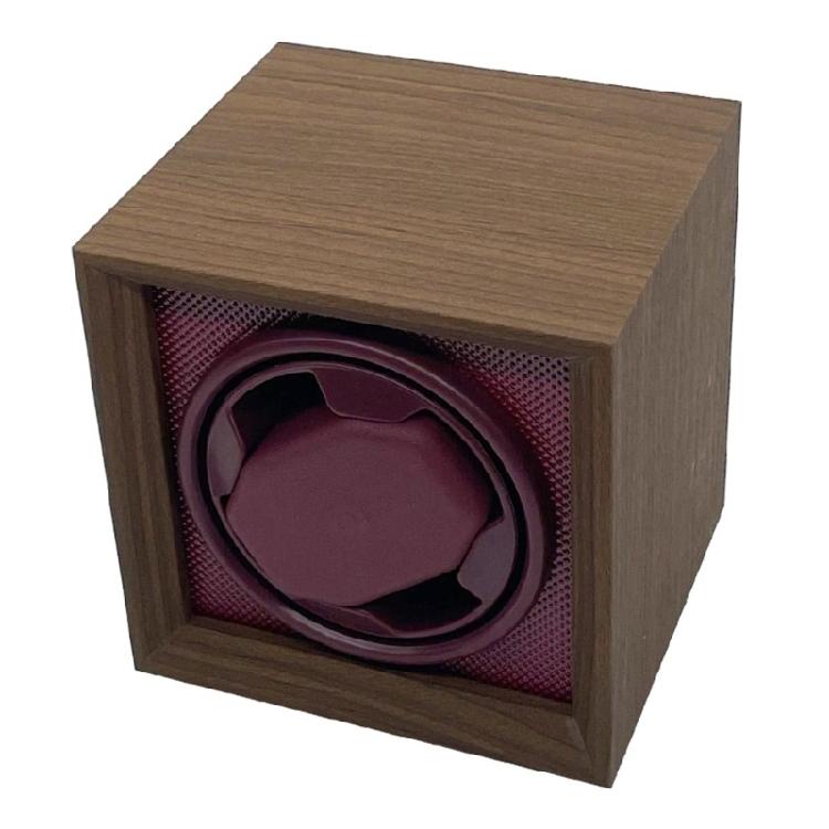 Automatic Watch Winder with Three Speed Rotation Quiet Motor Performances and Soft Cushion Interior for Watch Storage