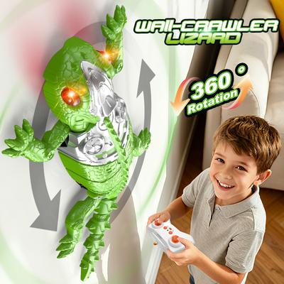 New Wall Climbing RC Gecko Toy Electric Remote Control Lizard Wall Climbing Car Gecko Animal Car Children's Halloween Toys