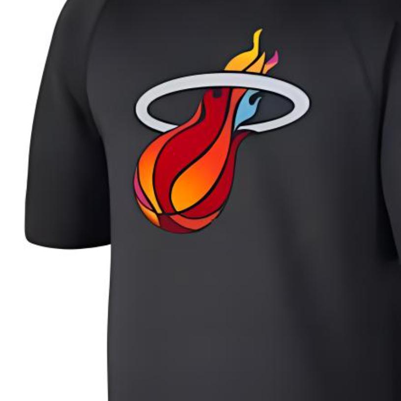 Nike X NBA Collaboration Miami Heat Showtime City Edition Single-Breasted Raglan Short Sleeve Jacket Unisex Jacket Black DB2458-010