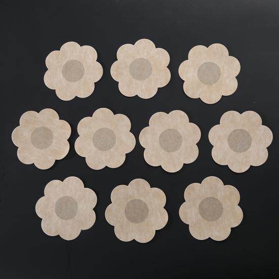 5 pares de fita invisível para levantar os seios femininos coração redondo sutiã adesivo capas para mamilos