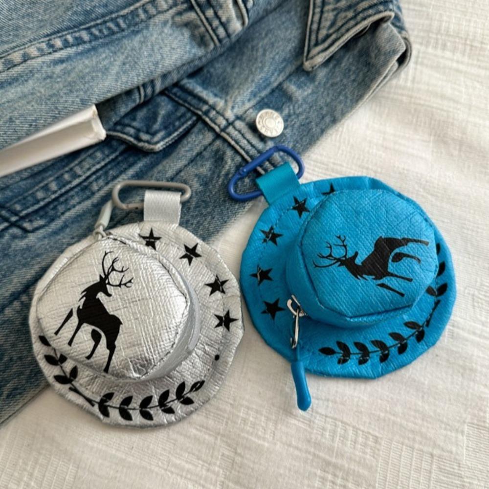 Woven Rope Mini Storage Bag Deer Backpack Pendant Fashion Earphone Bag  Students
