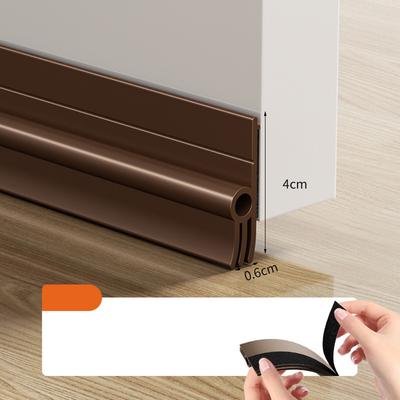 Door Bottom Seal Strip Soundproof Anti-Theft Door Gap Baffle Strip Window Weatherstrip Door Draft Stopper Blocker Hardware