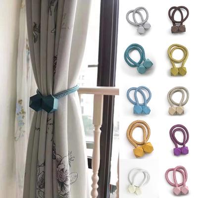 1PC Accessories Decoration Curtain Strap Curtains Buckles Multifaceted Ball Magnetic Punch Free