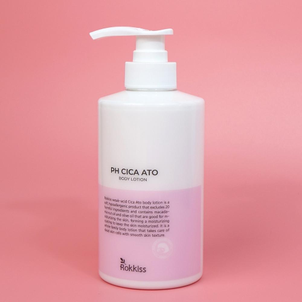 Rokkiss Mildly Acidic Cica Ato Body Lotion 500ml 1