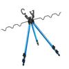 Portable Fishing Rods Tripod Stand Telescopic Aluminum Alloy Fishing Rod Holder for Sea Beach Shore Extendable Fishing