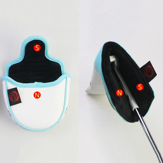 Golf-Putter-Abdeckung, Golfschläger-Schutz mit Magnetverschluss, wasserdichter Stoff, Schmetterlingsstickerei, feine Nähte, Golfschläger-Kopfbedeckung, Zubehör
