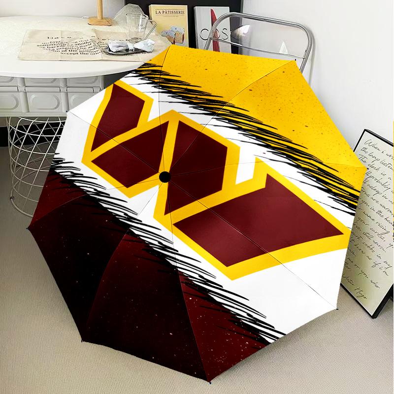 Washington Commanders Map Umbrella Folding umbrella, automatic umbrella 8-Frame for Travel, camping Use Gift for Halloween Christmas