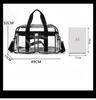 Fashion All Clear PVC Backpack Waterproof Transparent Travel Backpack Large Capacity Casual Bag for Men Women Student School Bag