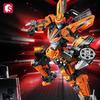 SEMBO BLOCK  672pcs Robo Suit Series Car Deformation Model Assembly Building  Block Bricks Kids Toys for  Boys Christmas  Gifts