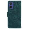 Etui-podstawka na telefon komórkowy Motorola Moto G85 5G/S50 Neo 5G z nadrukiem tygrysa, portfel ze skóry PU, pokrowiec na telefon
