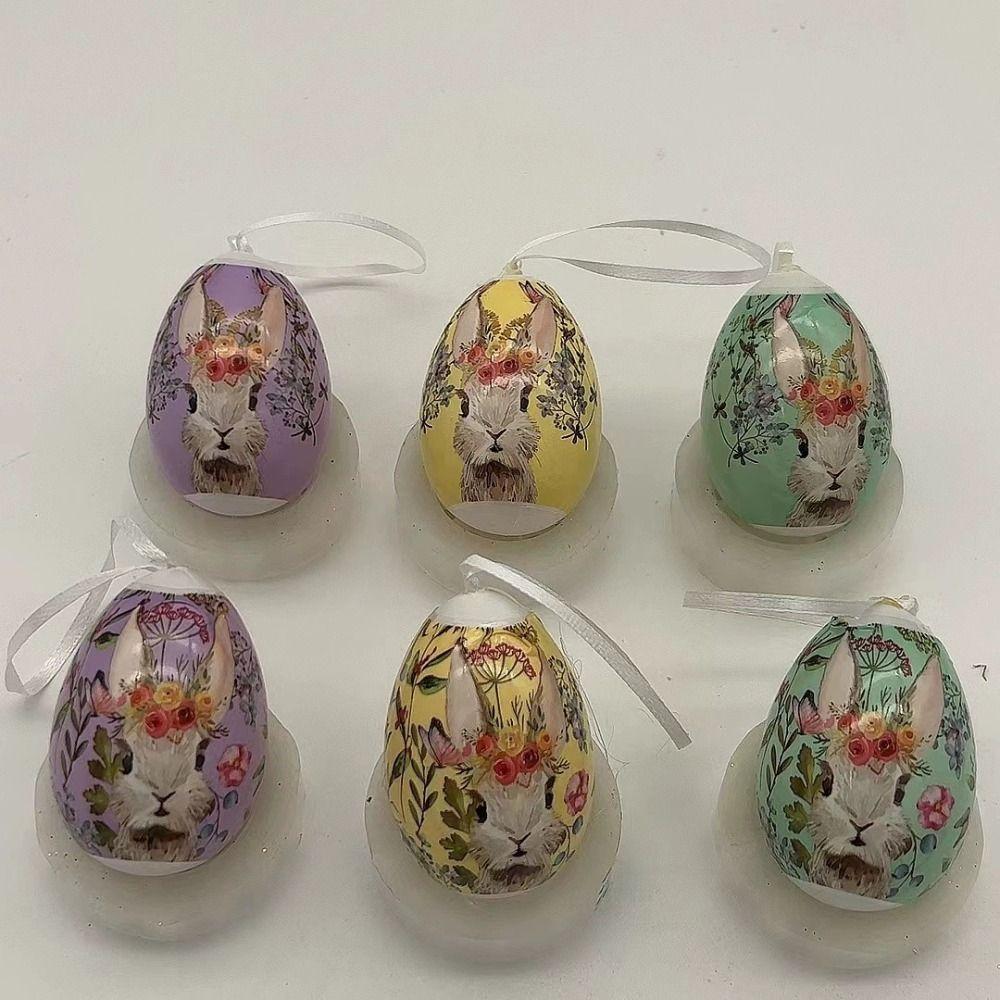 12PCS Scene Decoration Easter Party Atmosphere Easter Egg Hanging Easter Egg  Home Living Room