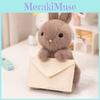 Envelope Bunny Plush Toy Cute Comforting Animal Gift For Valentines Day And Birthdays