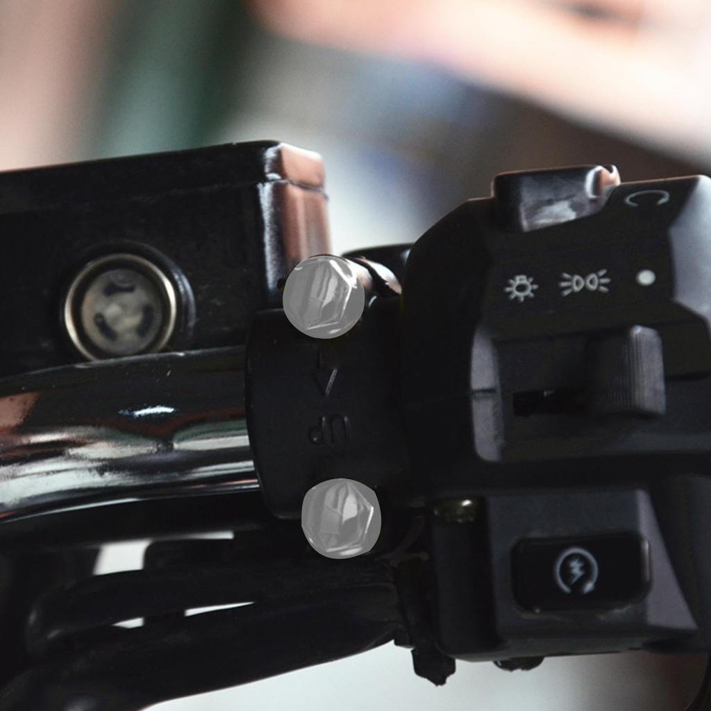 30pcs Motorcycle Screw Nut Cover Caps Bolt Covers Motorcycle Screw Nuts Bolt Cap Cover