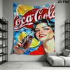 Liquid Bottle Tapestry Tapestry Wallmounted Background Cloth Wall Decoration Homestay Soft Decoration Tapestry Background Cloth