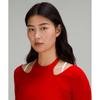 Lululemon Lunar New Year Halter Neck Long Sleeve Shirt Dark Red