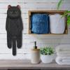 Hand Towel Adorable Cartoon Cat Shaped Towel Soft Absorbent Hanging Towel for House Kitchen Bathroom