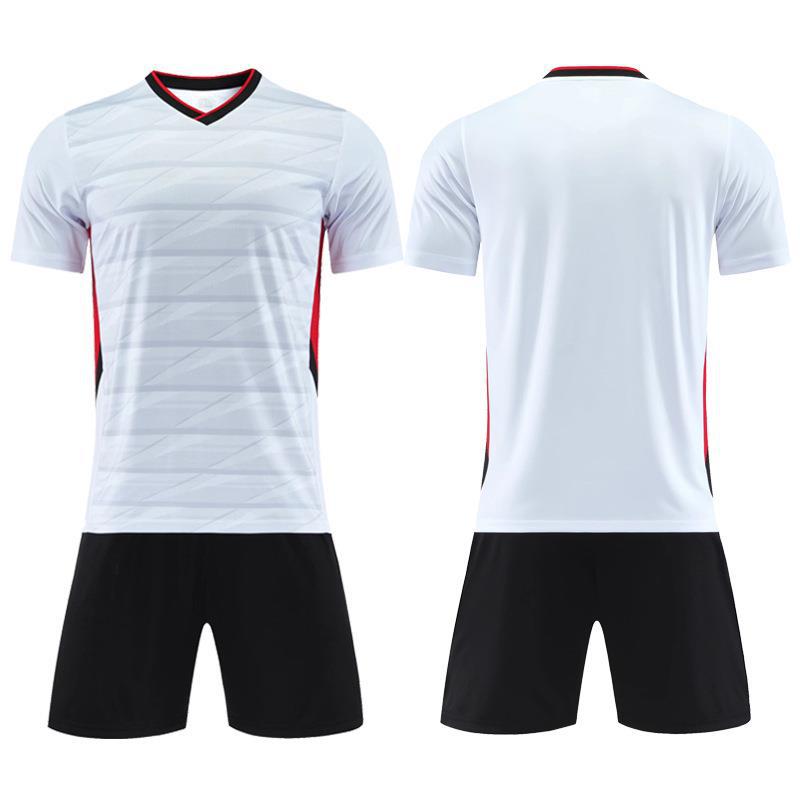 Voetbalpak Mannen Voetbal Sportkleding Kinder Trainingskleding Korte Mouwen Voetbalshirt Team Uniform