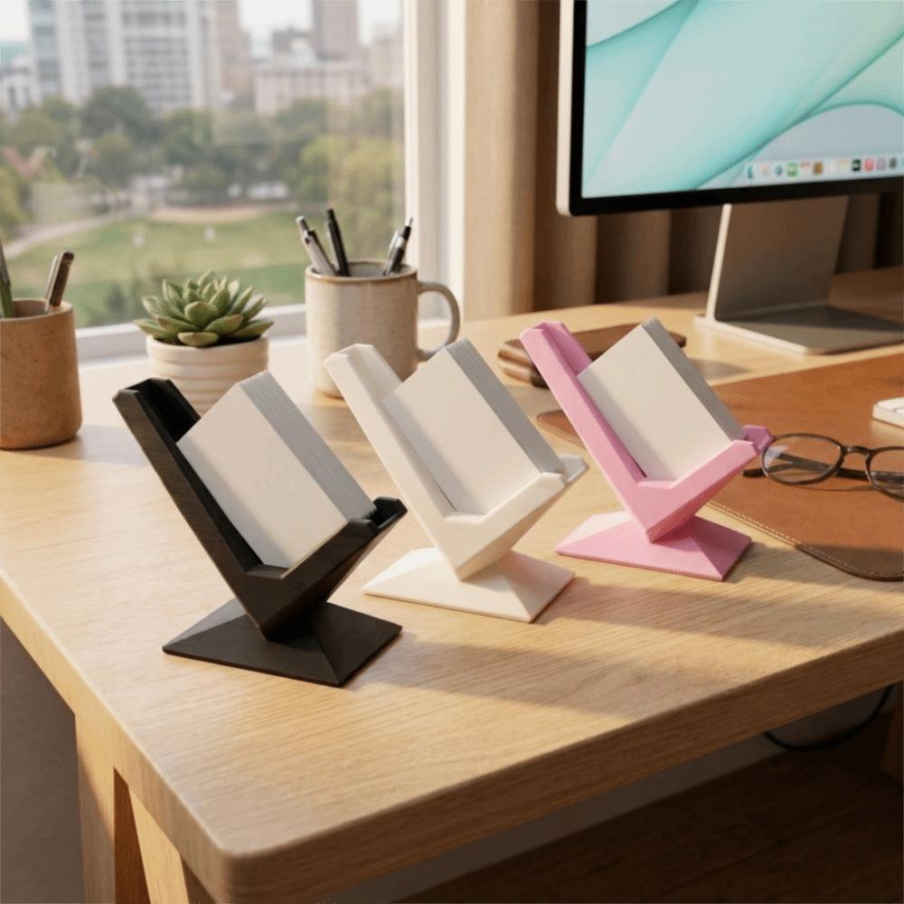 Plastic Card Display Holder Card Case Name Card Organizer Simple Desktop Storage Rack  School