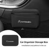 Boîte Auto Coller Cartes Téléphone Clé Auto-adhésif Poche de Rangement Pour Citroen C4 C3 C5 C1 C2 C6 VTS C4L DS3 DS4 DS5 Grand