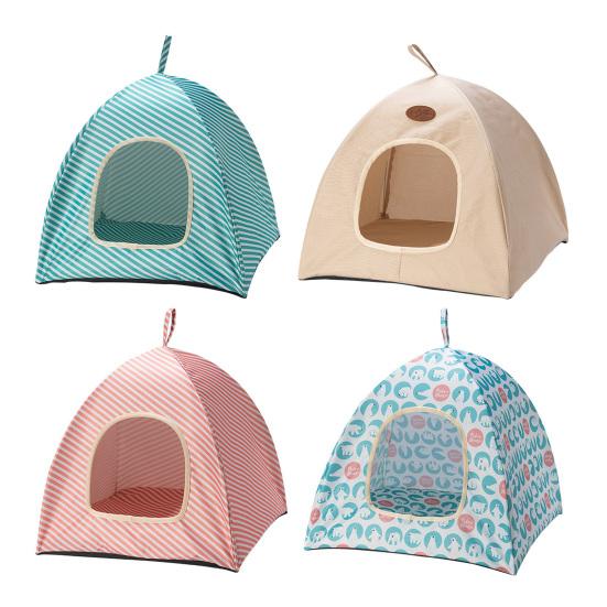 Cat Tent Indoor Outdoor Pet Tent House Portable Cat Cave Bed with Handle for Kittens Puppies Small Animals