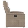 Recliner Chair with Lift Assistance Electric Taupe Microfiber Fabric