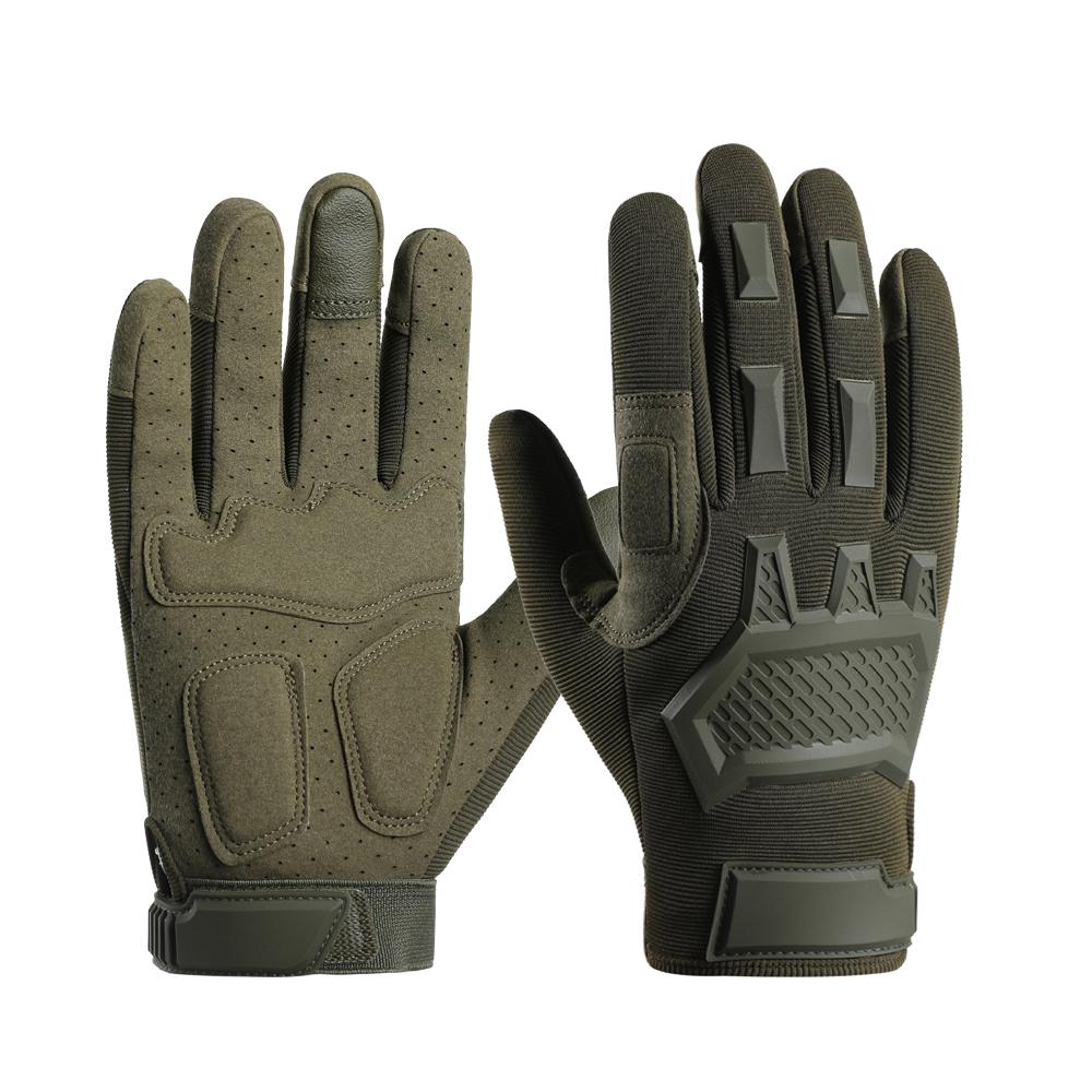 

Men s Outdoor Finger Gloves Unisex Touchscreen Cycling Gloves MTB Motorcycle Gloves Men Camping Hunting Gloves XL зелений