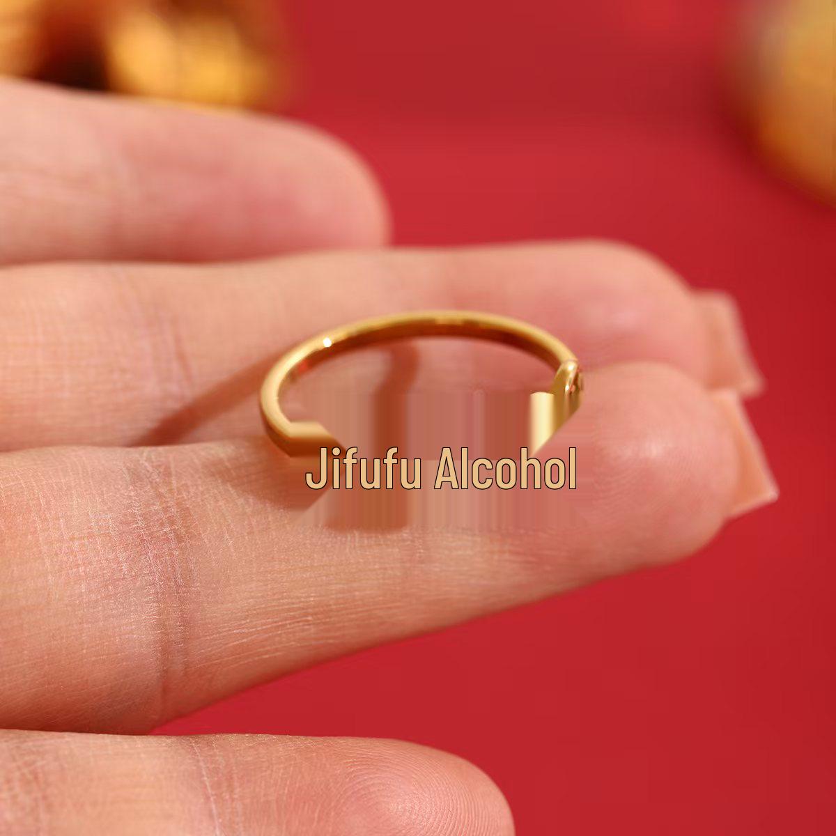 

Elegant Five Blessings Light Luxury Ring Size 5 золотой