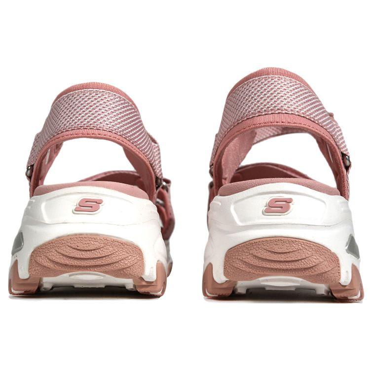 Skechers DLites Comfortable Simple Beach Sandals Women Sandals Pink 31657-LTPK