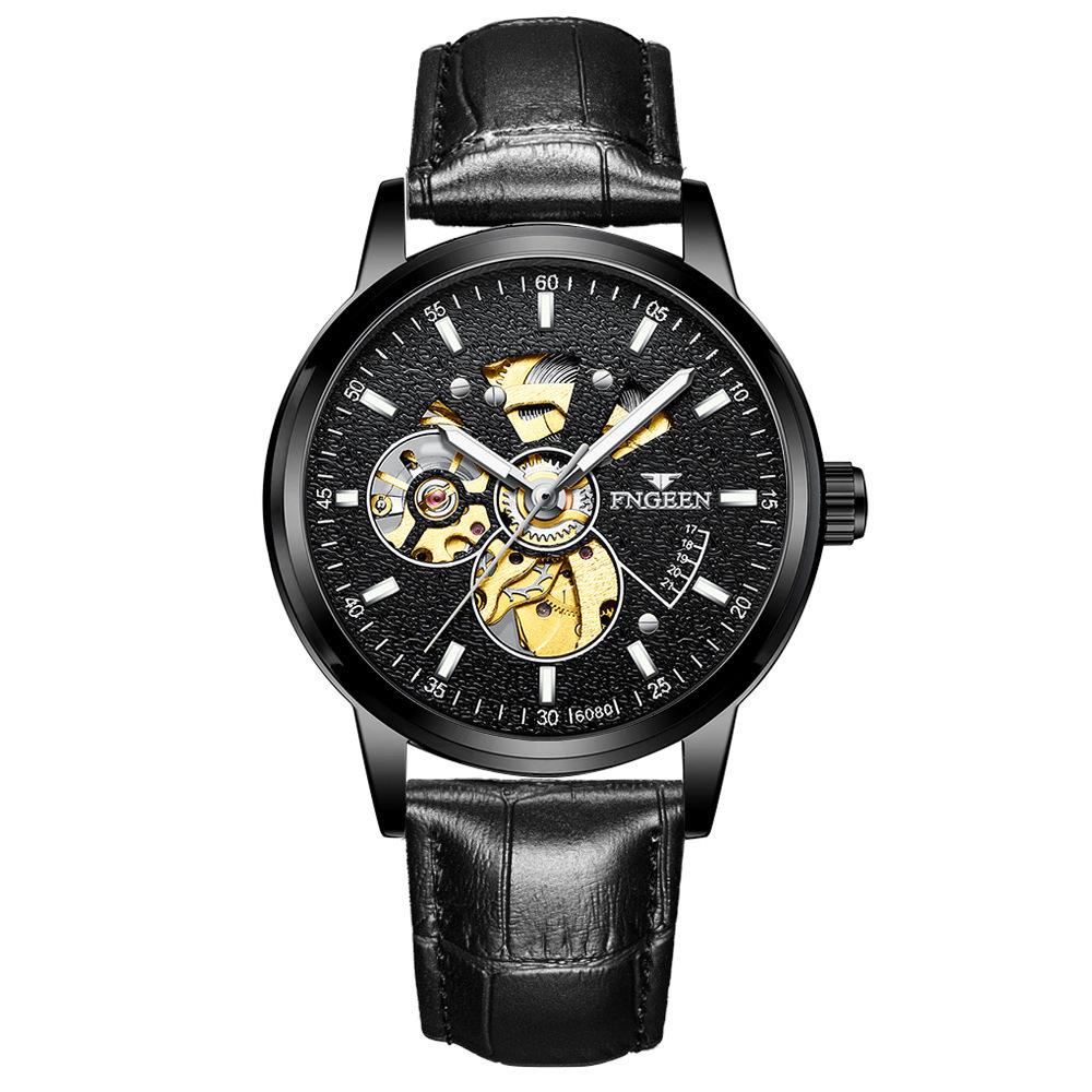 Fen Zun Men's 2020 Trendy Skeleton Automatic Watch