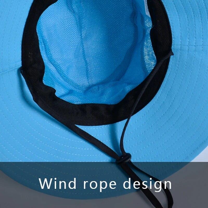 100% Polyester 9002 Summer Outdoor Sun Hat, Breathable Sun Hat, Folding Sun Hat, Female Ponytail Hole Fisherman Hat