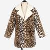 3 Leopard Print Autumn and Winter Plush Imitation Fur Coat Coat