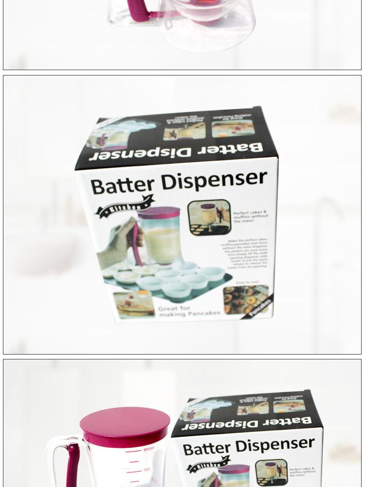 Cross-Border Handheld Cupcake Batter Dispenser Funnel