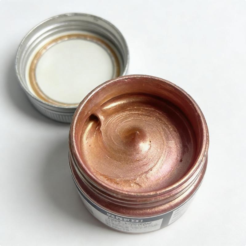 Pigmento Acrilico Metallizzato Perlescente da 100 ml Impermeabile Protezione Solare Pittura Murale Pittura con Foglia d'Oro Decorazione Linea