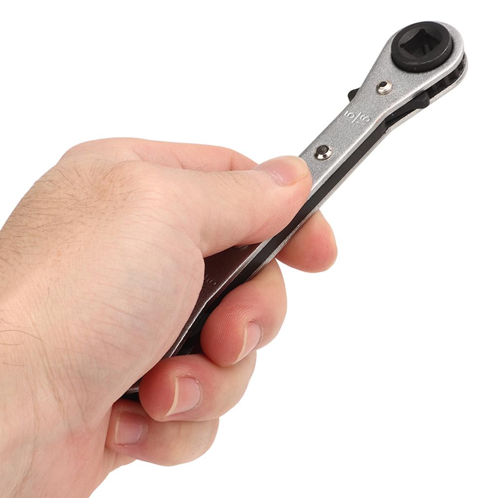 Ratcheting Service Wrench Refrigeration  Wratchet Spanner Tool for Air Conditioning Repair Service Wrench