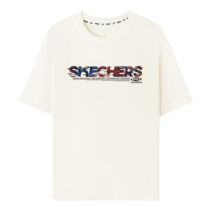 Skechers Breathable Antibacterial Pullover Solid Color T-Shirt Men tops L126M019-0074 S