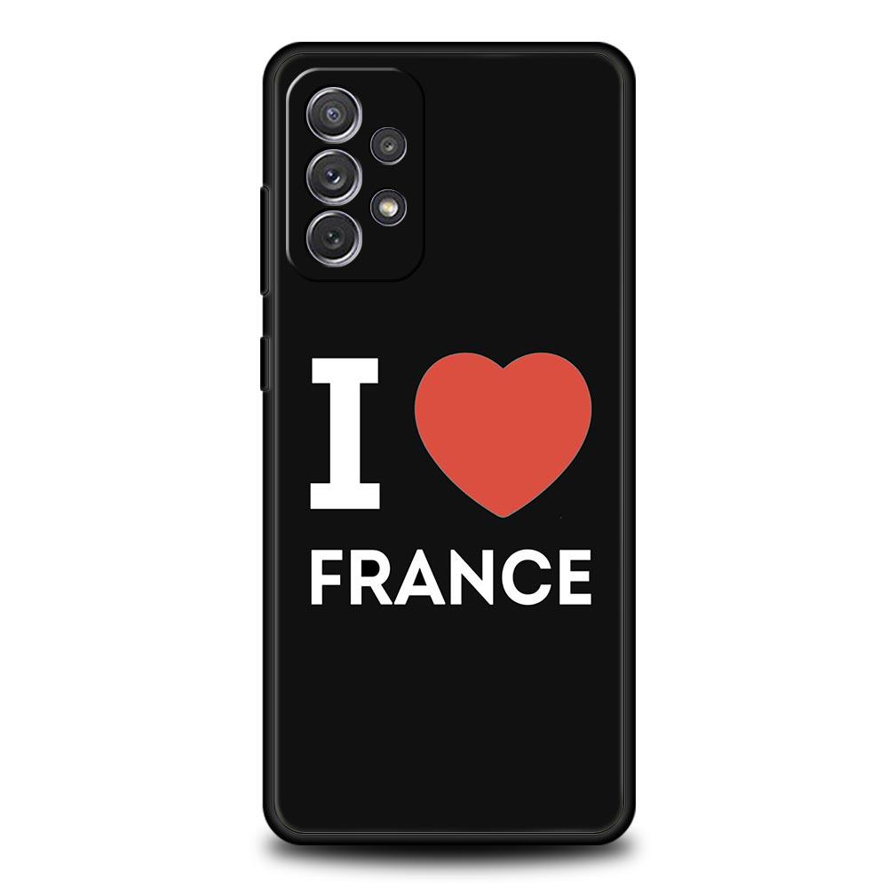 Phone Case For Samsung Galaxy A15 A13 A51 A71 A41 A31 A21S A03S A05 A35 A55 A23 A25 A33 A53 A73 5G Cover France Flag