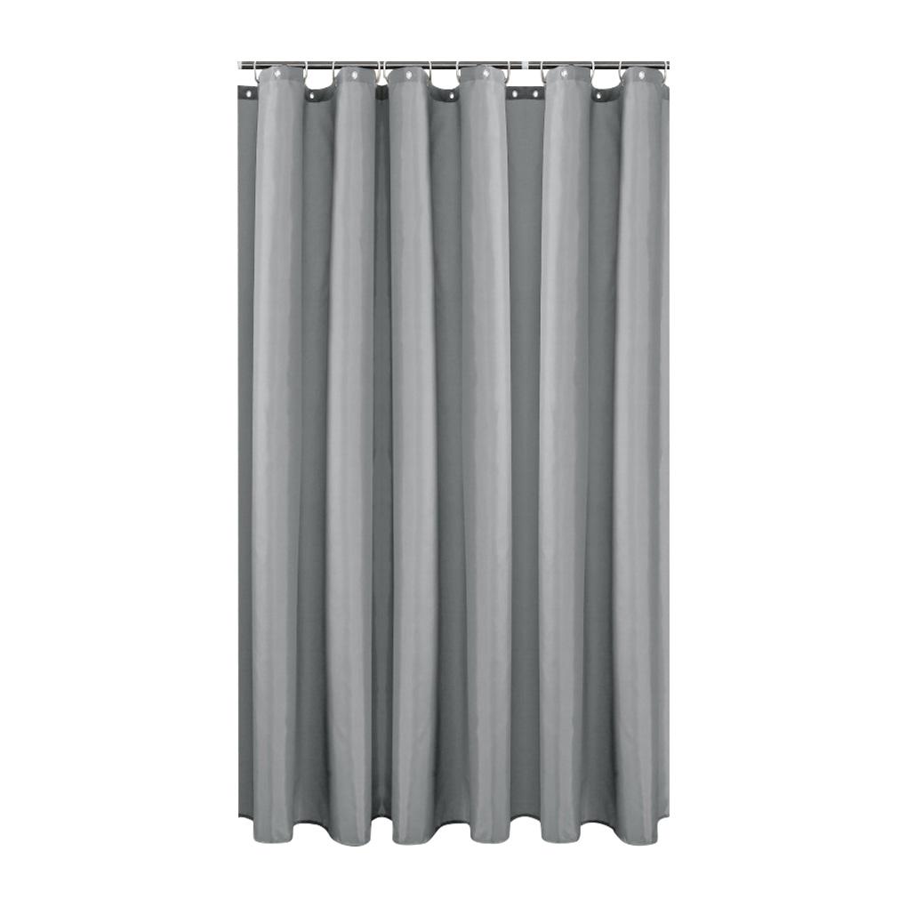 

ple Водонепроницаемая занавеска однотонная занавеска для ванной комнаты с 12 пластиковыми крючками