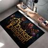 Darkest Dungeon Thema Kunst Teppich Design Rutschfester Teppich geeignet für Wohnzimmer und Schlafzimmer Sofas
