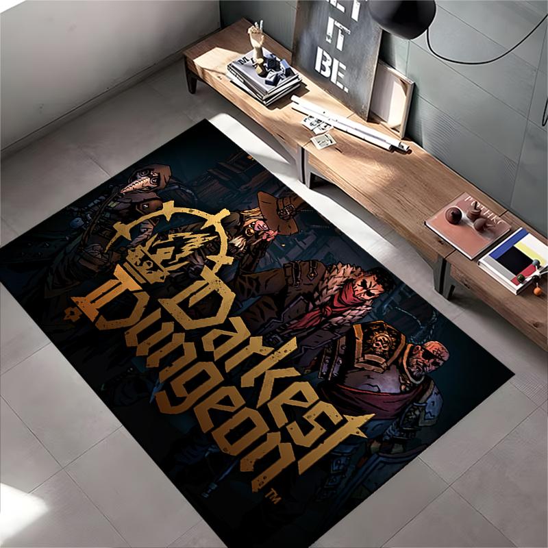 Darkest Dungeon Thema Kunst Teppich Design Rutschfester Teppich geeignet für Wohnzimmer und Schlafzimmer Sofas