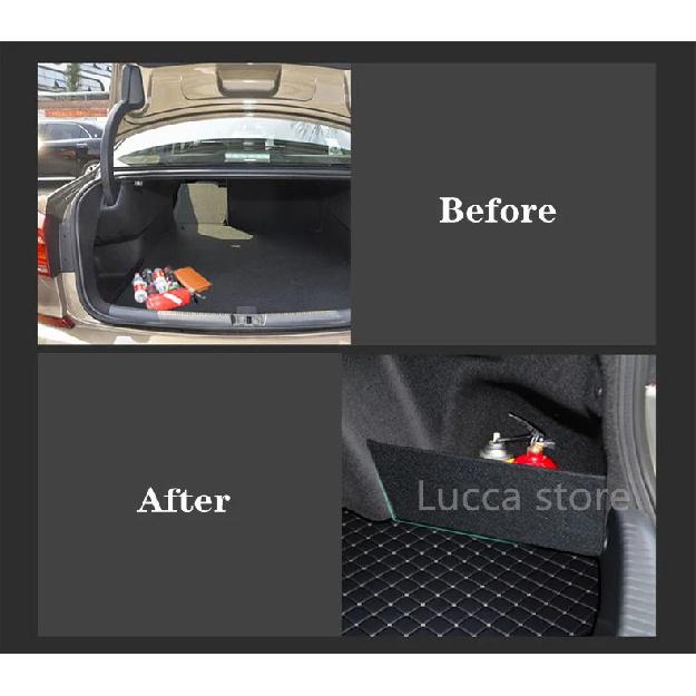 For VW Volkswagen Arteon 2017-2021 Car Accessories Flannel Auto Trunk Side Storage Organizer Board Baffle Partitions Plate Plank