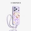 Liquid Silicone Phone Case IPhone 17 Pro Max Full Coverage Drop Protection With Lanyard Strap Slim Fit Women