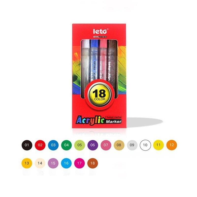Acrylic Metal Beautiful Color Painting Pen, Multi-function Calligraphy Practice, Special Pen for Students