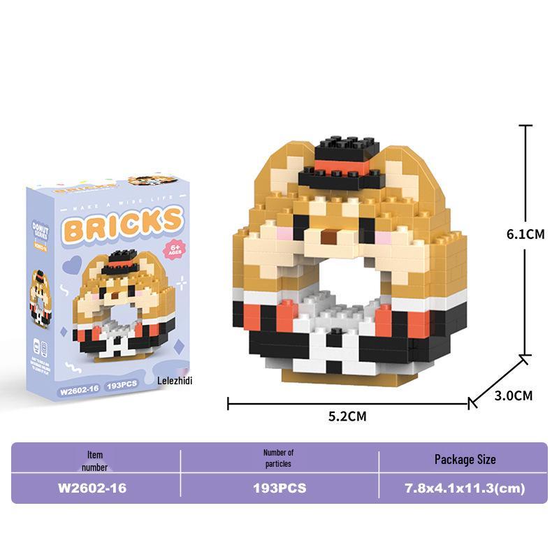 Lele Brothers Micro Building Blocks - Educational Small Animal Sets for Kids, Compatible with Lego, Boys' Toy Gifts